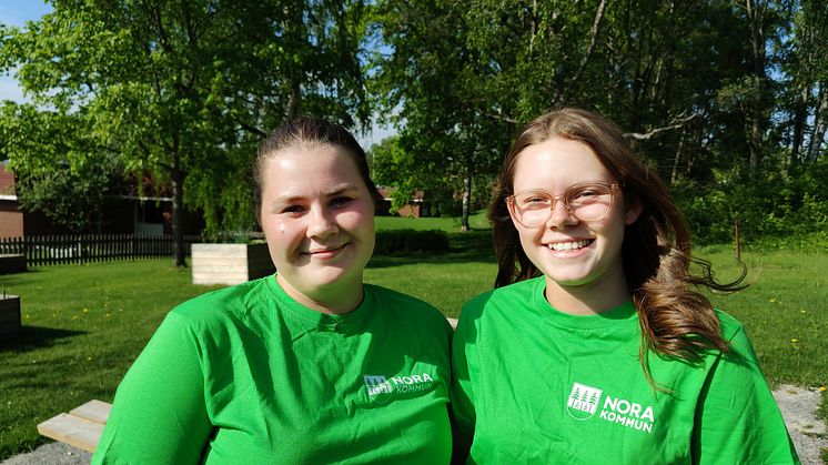 Jenna Vinblad och Thea Sjöholm blir ett glädjande tillskott till Hagby Ängar i Sommar.