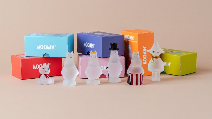 NYHET Mummi glassfigurer