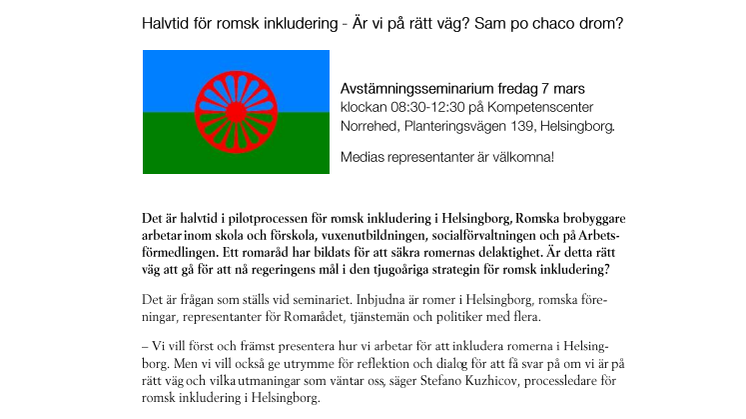 Halvtid för romsk inkludering 