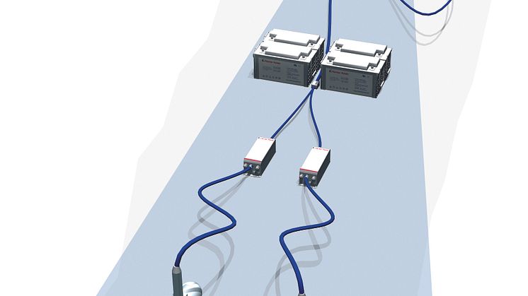 A Fischer Panda electric drive system