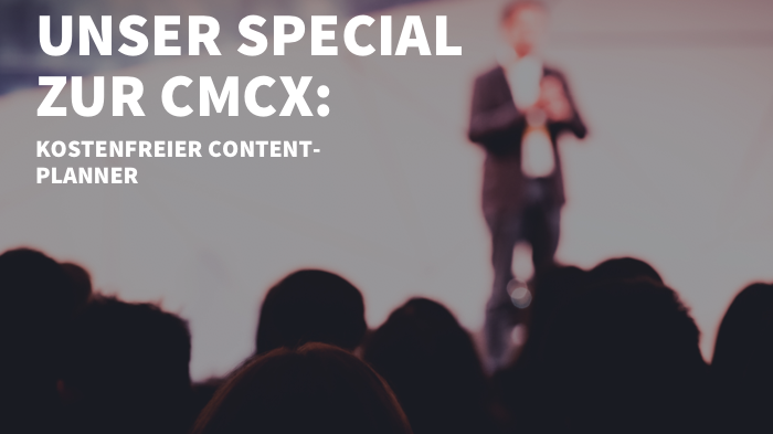 Holen Sie sich am Mynewsdesk Stand auf der CMCX Ihren kostenlosen Content-Planner!