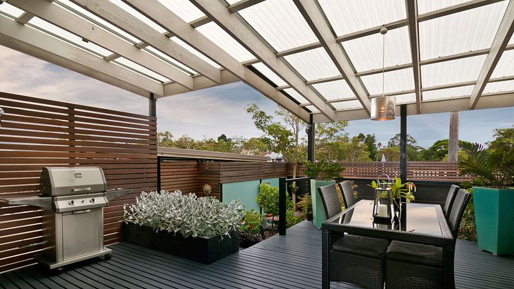 Pergola med tag