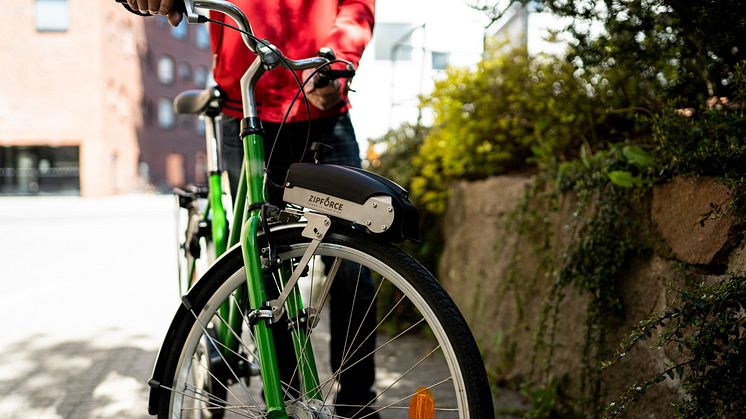Elmotorn Zipforce passar de flesta cyklar.