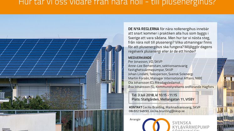 Hur tar vi oss vidare från nära noll- till plusenergihus?