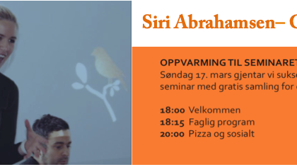 Få med deg gratis kveldsarrangement søndag 17. mars!