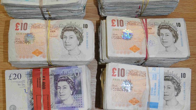 Op Enigma Cash seized by HMRC January 2011 NW09/16
