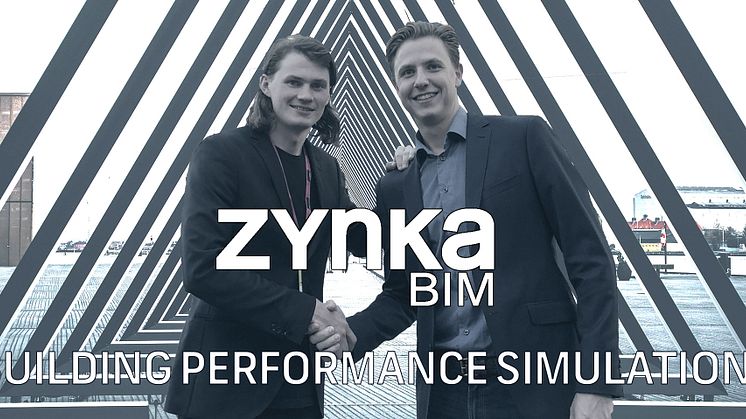 Petter Bengtsson, VD för Zynka BIM, med Anton Clarholm