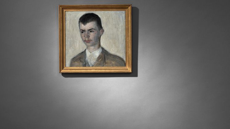 Hammershøi. Portrait of the artist’s brother, Svend Hammershøi