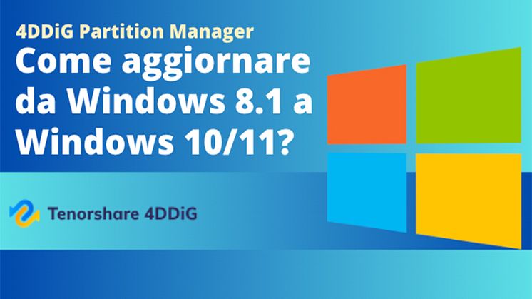 aggiornare Windows 8.1 a 10