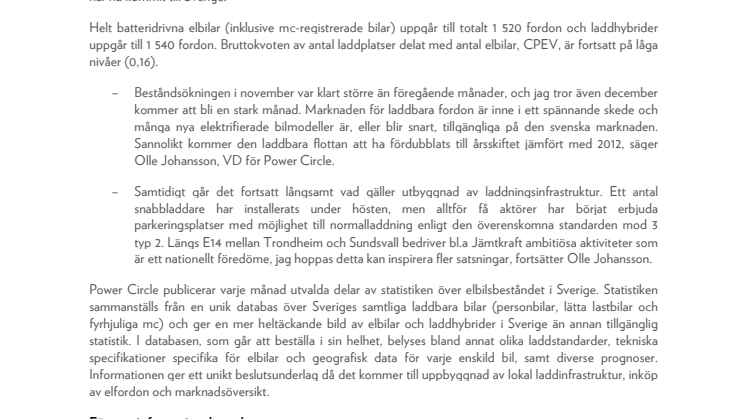Laddbara bilar i Sverige går mot en fördubbling under 2013