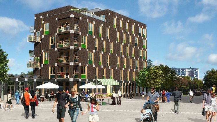 Riksbyggens Brf Guldspiran nominerad till Skånes arkitekturpris