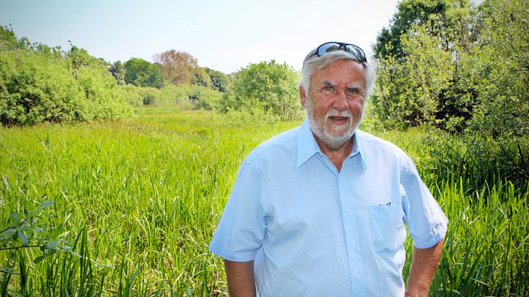 Professor William Mitsch från Florida Gulf Coast University är en av världens ledande forskare inom våtmarker och har bl a fått Stockholm Water Prize 2004.