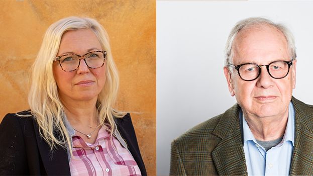 Veronica Magnusson Hallberg, Ordf. Svenska Downföreningen och Harald Strand, Ordf. Riksförbundet FUB.