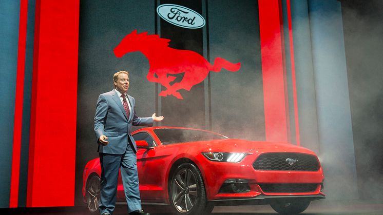 Ford lanserer prisene på nye Mustang.