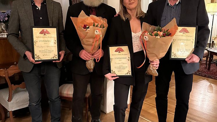 Årets Höststipendiater - Bergslagens Spektakelteater, Caronlina Pettersson och Lars Frejd.