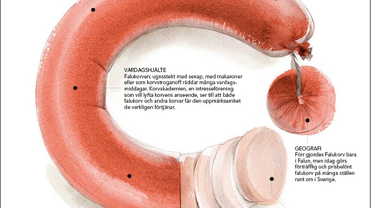 Annons, "Vad finns det egentligen att säga om falukorv?"