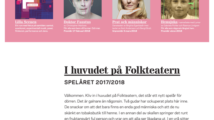 Folkteatern spelåret 2017/2018