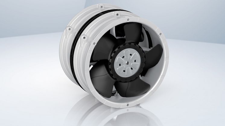 Hopmonterade och motroterande fläktar ger hög kyleffekt för känslig elektronik