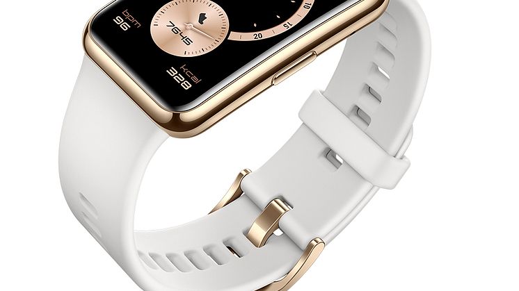 Huawei Watch Fit Elegant i färgen Frosty White