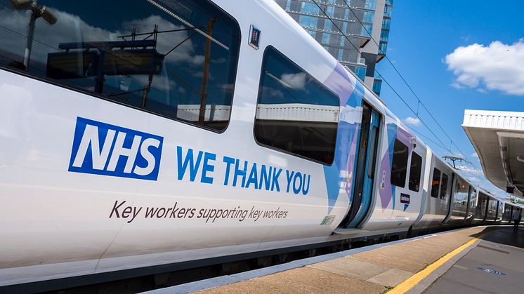 Timetables were created to meet the needs of key workers during the pandemic and this train was repainted as a tribute