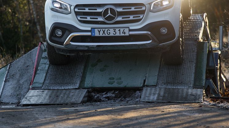 Mercedes-Benz X-Klass på svensk mark