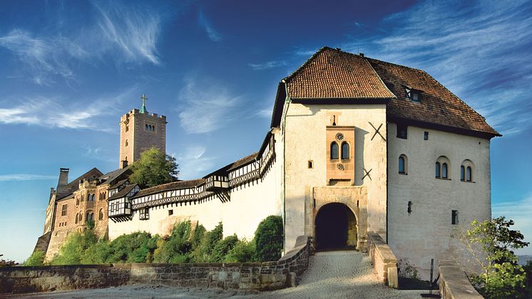 Borgen Wartburg er berømt, blandt andet fordi det var her, Luther opholdt sig, mens han oversatte Det Ny Testamente til tysk. Men også H.C. Andersen kendte til Wartburg i Eisenach i Thüringen.