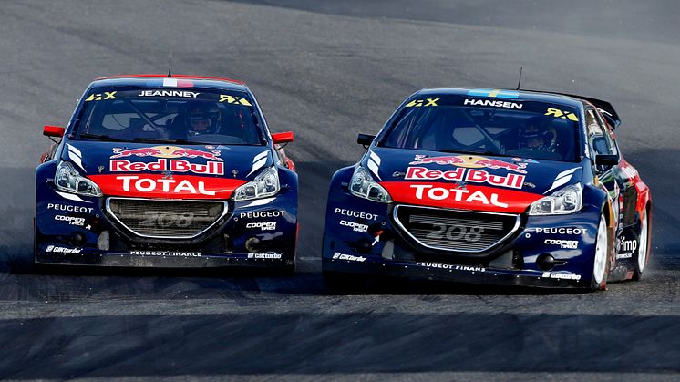 Etta och tvåa i Hell - ett drömresultat för Team Peugeot Hansen