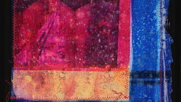 Kristian Touborg. Uden titel. Mixed media på papir. Bladstørrelse 43 x 30 cm