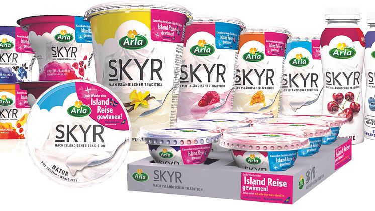 Mit Arla® Skyr und Icelandair nach Island