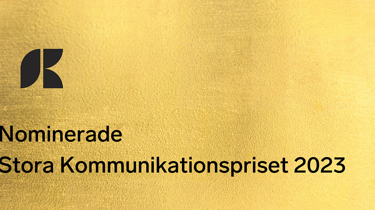 Här är de nominerade till Stora Kommunikationspriset 2023