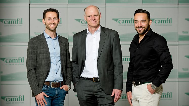 Gemeinsam mit Carsten Groth starteten drei weitere neue Kollegen im Vertrieb Außendienst.
