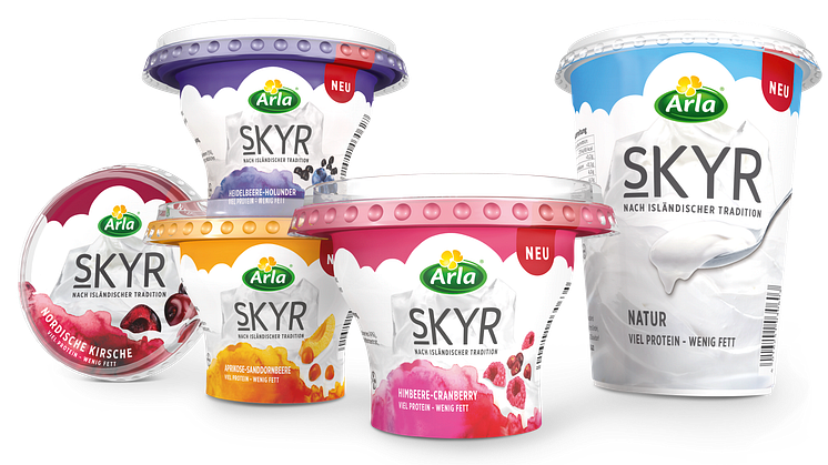 Isländisches Traditionsprodukt neu entdeckt: Arla® Skyr ab Juni auch in Deutschland
