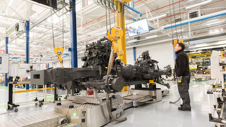 CLAAS traktorfabrik i Le Mans