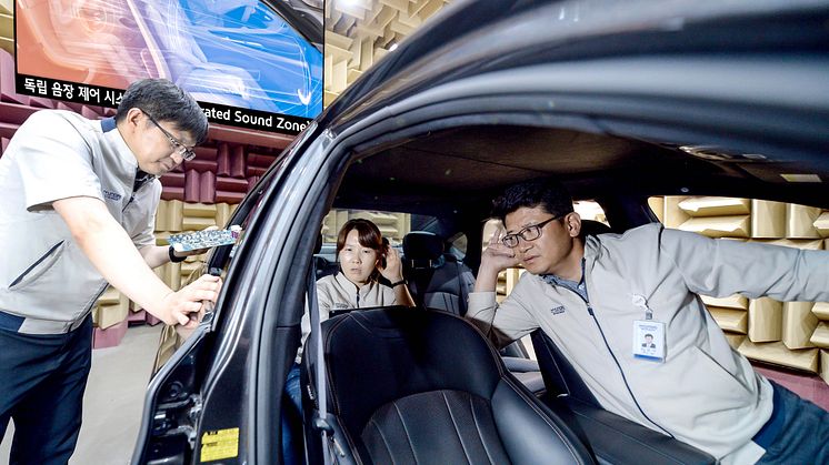 Hyundai utvecklar framtidens ljudsystem för bilar.