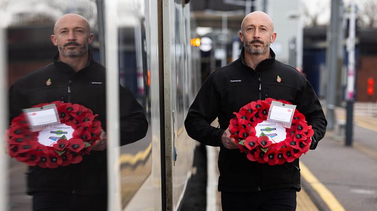 Thameslink Driver Noel Hughes previously served in the British Army