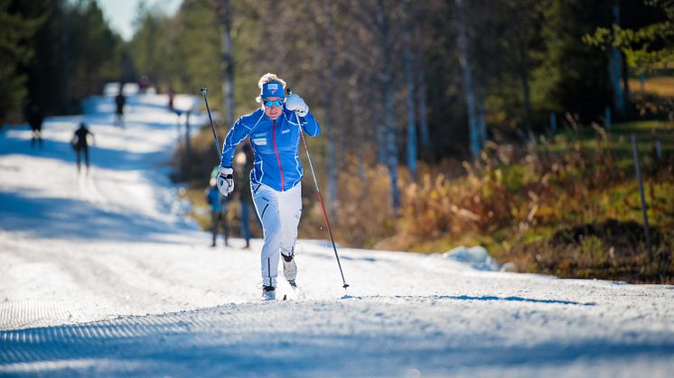 Langrennssesongen starter 28. oktober i Trysil. Her fra åpningsdagen i fjor (foto: Hans Martin Nysæter)