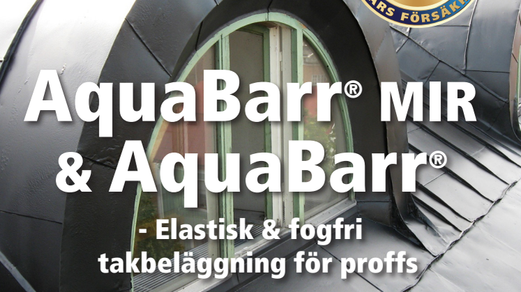 Broschyr 10-års försäkring vid målning med Aquabarr® och Aquabarr® MIR