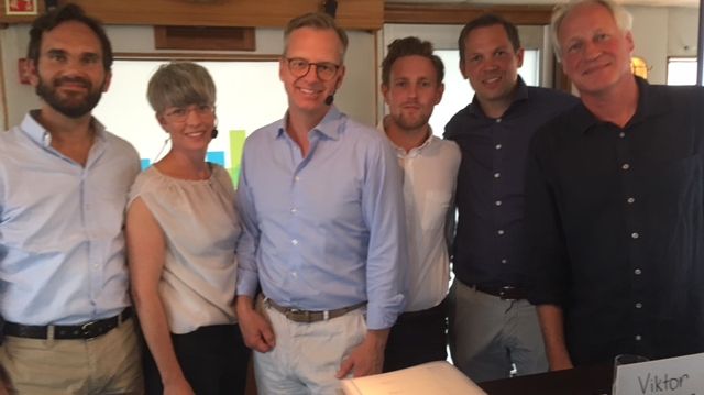Anders Thulin, Petra Jenning, Mikael Damberg, Viktor Broberg, Emile Hamon, Lars Albinsson