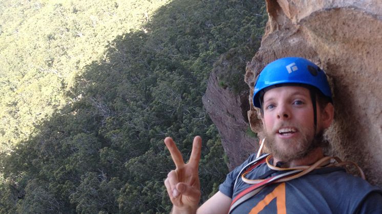 Hi-res image - ACR Electronics - Chris Monaghan climbing