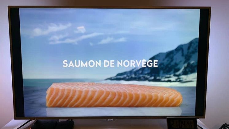 Laksekampanje på fransk TV