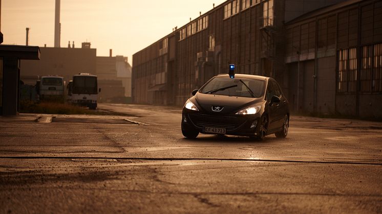 Peugeot 308 GTi som stuntbil