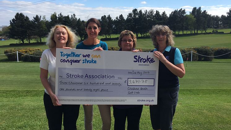 Crosland Heath Golf Club tees off for the Stroke Association
