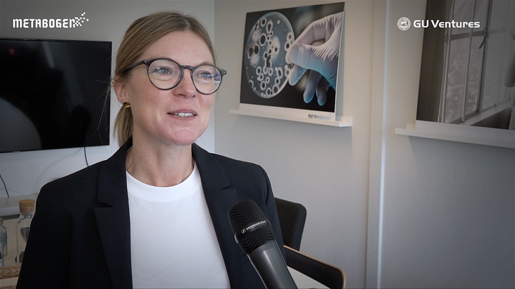 Entreprenören Sara Malcus berättar om inkubatorns betydelse för MetaboGen
