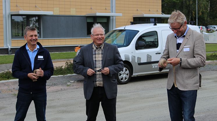 Bandet klippt och etapp1 är invigt. 