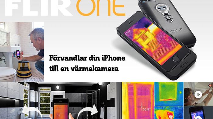 Omvandla din iPhone till en avancerad värmekamera med innovativa FLIR ONE