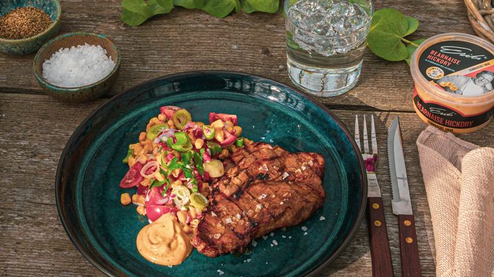 Grillad fläskkarré med Bearnaise Hickory 