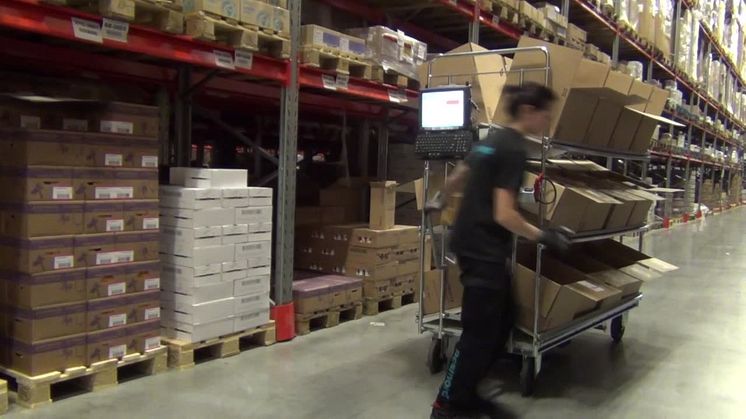 Se PostNords vagnlösning för orderplock