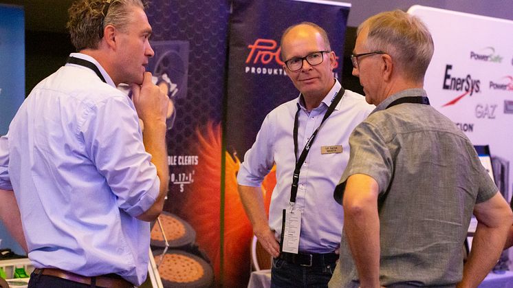Utstillere og mingling, Elkomp 2019