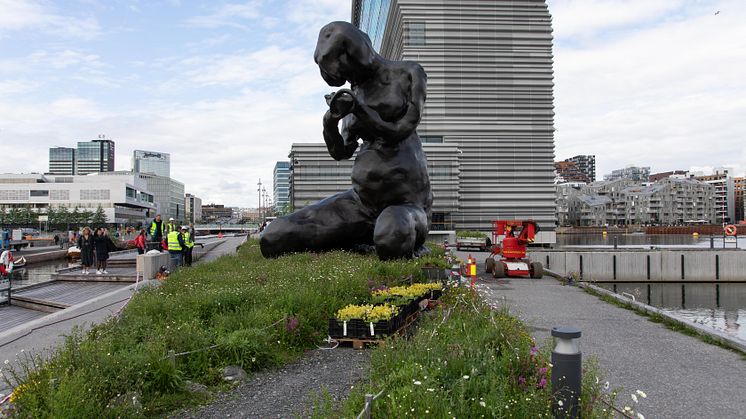 The Mother by Tracey Emin coming home in Oslo