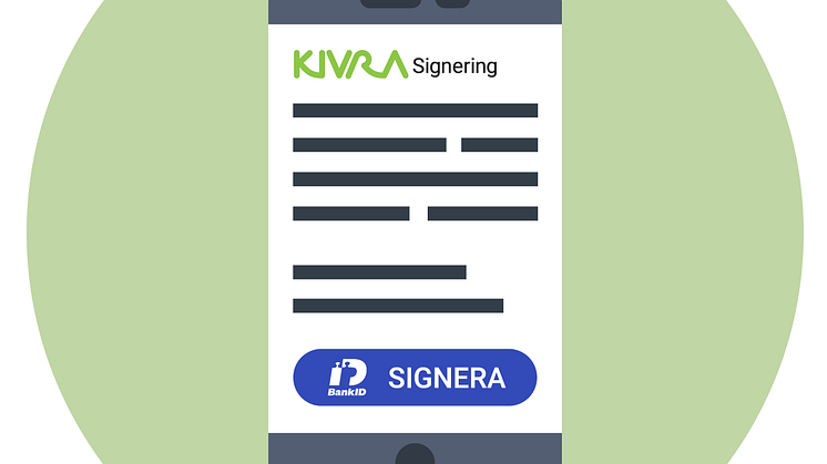 Nu kan företag digitalisera avtalsflöden med Kivras signeringstjänst som utvecklats i samarbete med HRM Software.